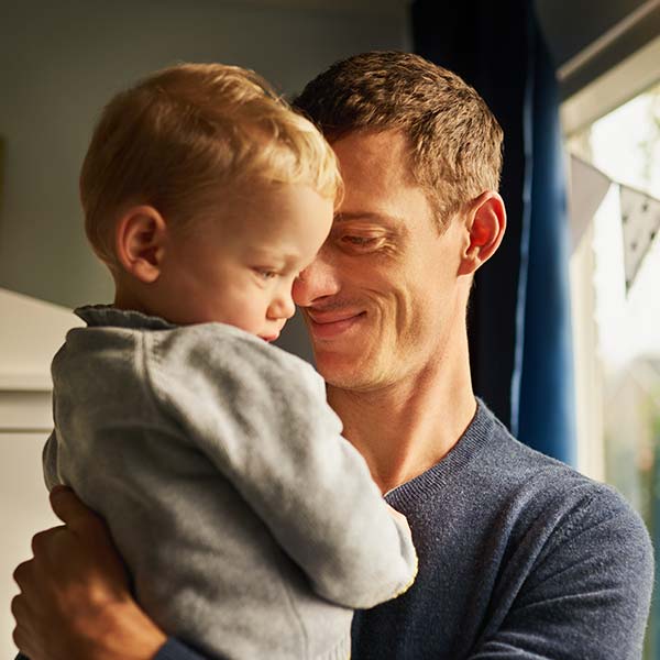 Father and small boy